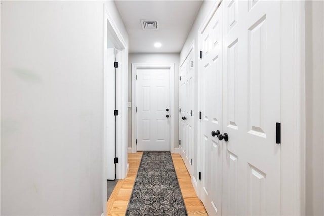 1351 Pippin Orchard Rd, Cranston, RI 02921 - corridor featuring light wood-style floors, baseboards, and recessed lighting
