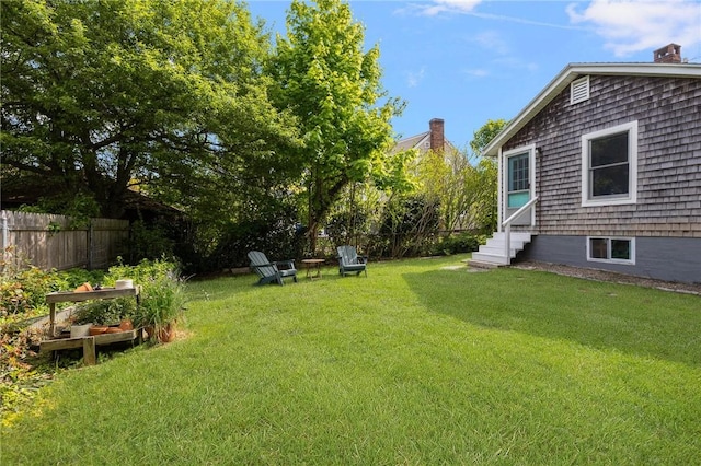 10 Curry Ave, Newport, RI 02840 - view of yard with entry steps