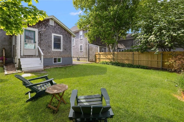 10 Curry Ave, Newport, RI 02840 - view of yard with entry steps