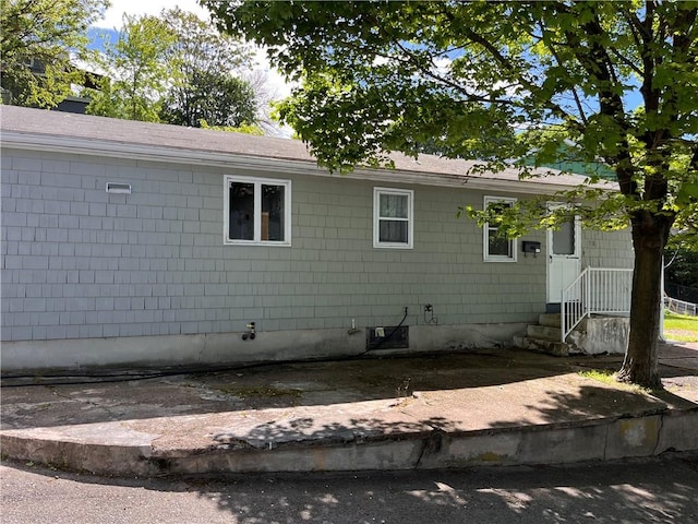 30 Japonica St, Pawtucket, RI 02860 - view of side of property with roof with shingles