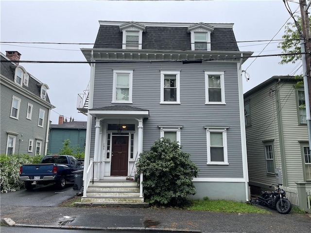 185 Williams St, Providence, RI 02906 - victorian home with mansard roof and a shingled roof