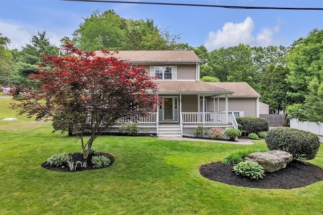 23 Blissdale Ave, Cumberland, RI 02864 - view of front facade with covered porch