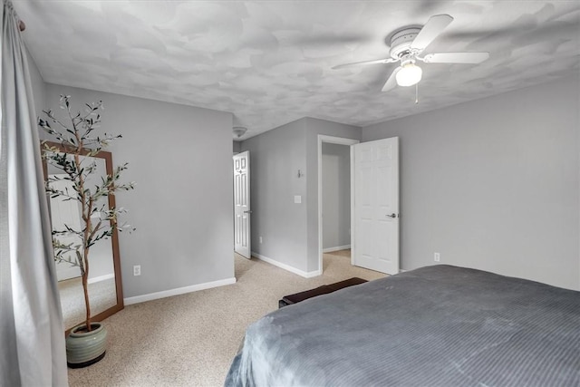 23 Blissdale Ave, Cumberland, RI 02864 - bedroom with light carpet, baseboards, and ceiling fan