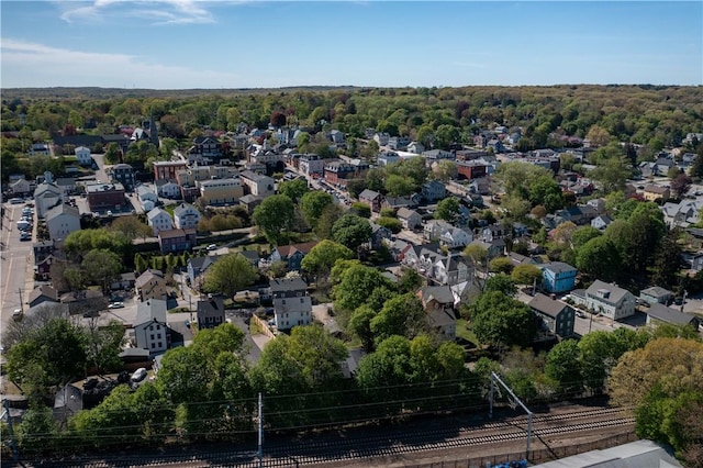 32 Exchange St Unit 101, East Greenwich, RI 02818 - aerial view of property and surrounding area