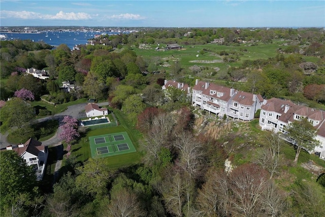 15 Hammersmith Rd Unit 19, Newport, RI 02840 - aerial view of property and surrounding area