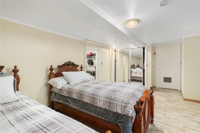 19 S Locust Ave, North Providence, RI 02911 - bedroom featuring a closet, baseboards, and crown molding