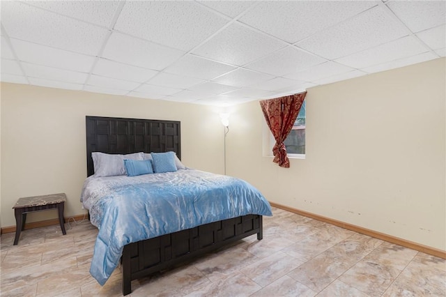 19 S Locust Ave, North Providence, RI 02911 - bedroom with a paneled ceiling and baseboards