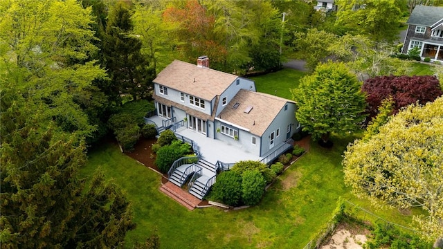 40 Wood Ave, Narragansett, RI 02882 - view from above of property