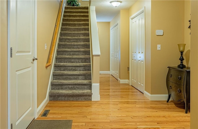 500 Mendon Rd Unit 116, Cumberland, RI 02864 - stairs featuring wood finished floors and baseboards