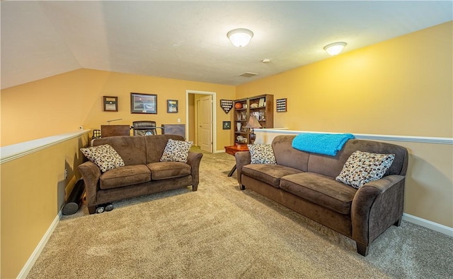 500 Mendon Rd Unit 116, Cumberland, RI 02864 - living room with carpet and vaulted ceiling