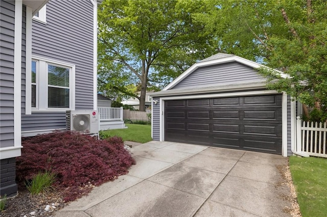 224 Raleigh Ave, Pawtucket, RI 02860 - detached garage with a cooling unit