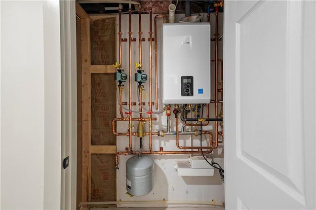 1314 Chalkstone Ave, Providence, RI 02908 - utilities with water heater