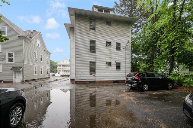 view of rear view of property