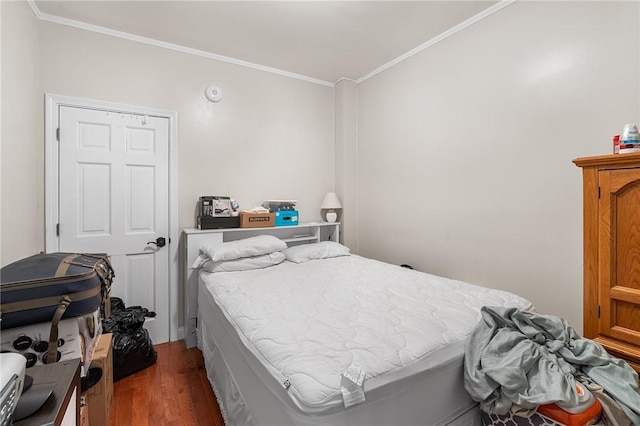 2 Francis St, Coventry, RI 02816 - bedroom featuring dark wood-style flooring and ornamental molding