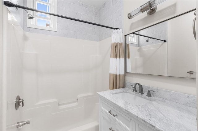 2 Francis St, Coventry, RI 02816 - full bathroom with shower / bathtub combination with curtain and vanity