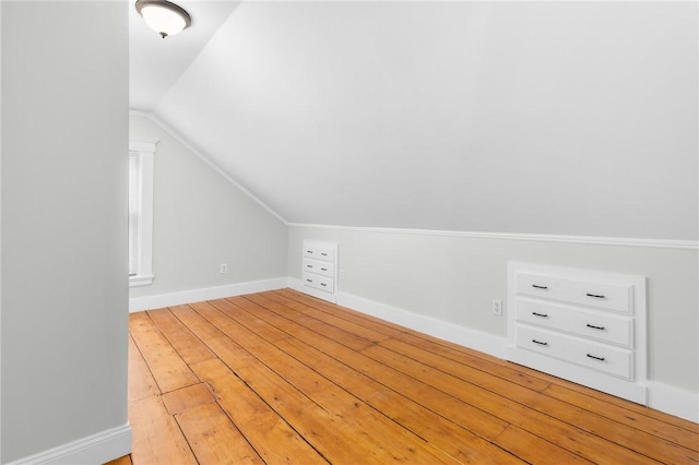 2 Francis St, Coventry, RI 02816 - bonus room featuring vaulted ceiling, wood-type flooring, and baseboards