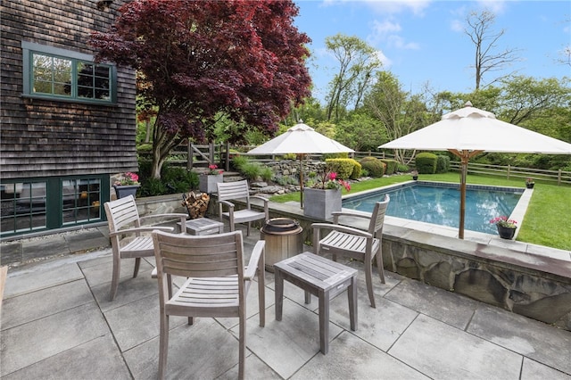 56 Summerfield Ln, Middletown, RI 02842 - view of patio / terrace with an outdoor fire pit
