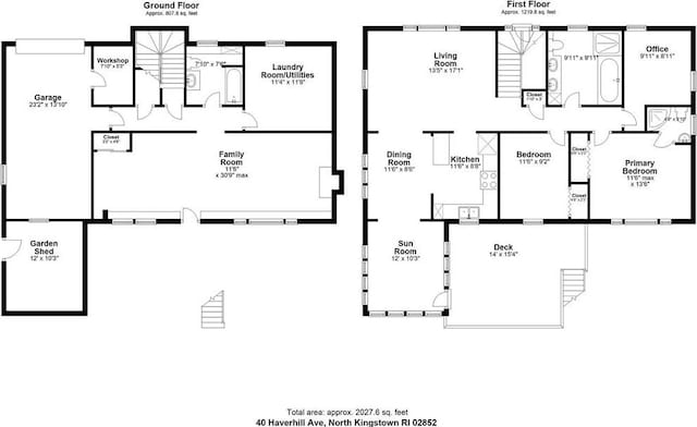 40 Haverhill Ave, North Kingstown, RI 02852 - room layout