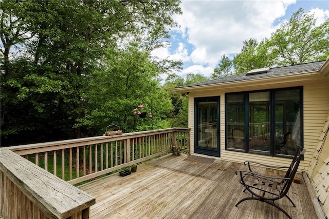 40 Haverhill Ave, North Kingstown, RI 02852 - view of wooden deck