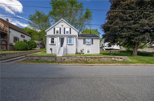 99 Fairfield Ave, Woonsocket, RI 02895 - traditional-style house with solar panels