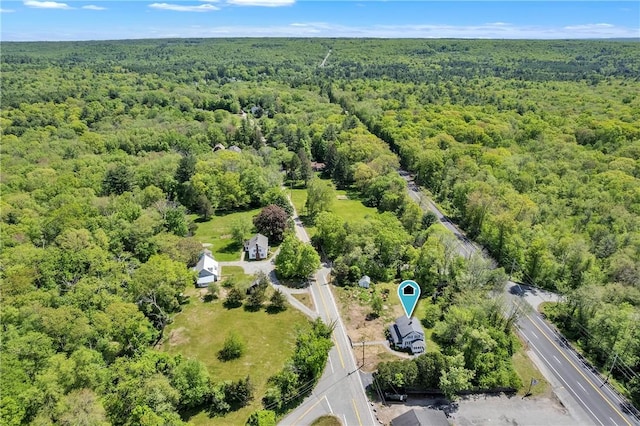 72 Old Danielson Pike, Foster, RI 02825 - drone / aerial view of a heavily wooded area