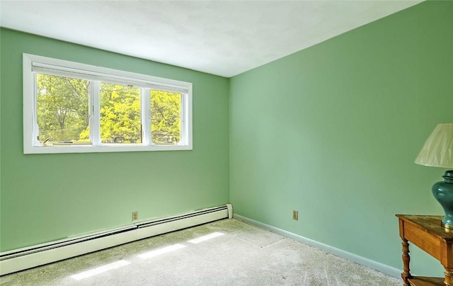 9 Misty River Ter, Narragansett, RI 02874 - carpeted spare room with a baseboard heating unit and baseboards