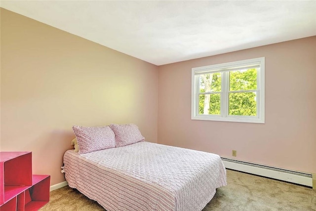 9 Misty River Ter, Narragansett, RI 02874 - bedroom featuring baseboard heating, carpet floors, and baseboards