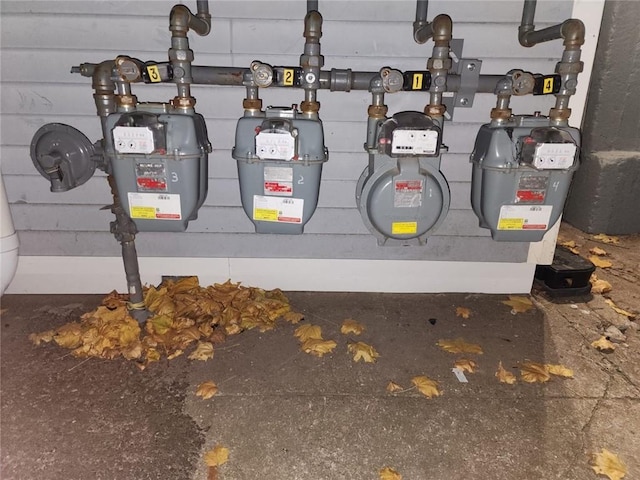 45 Ross St, Woonsocket, RI 02895 - utility room featuring gas meter