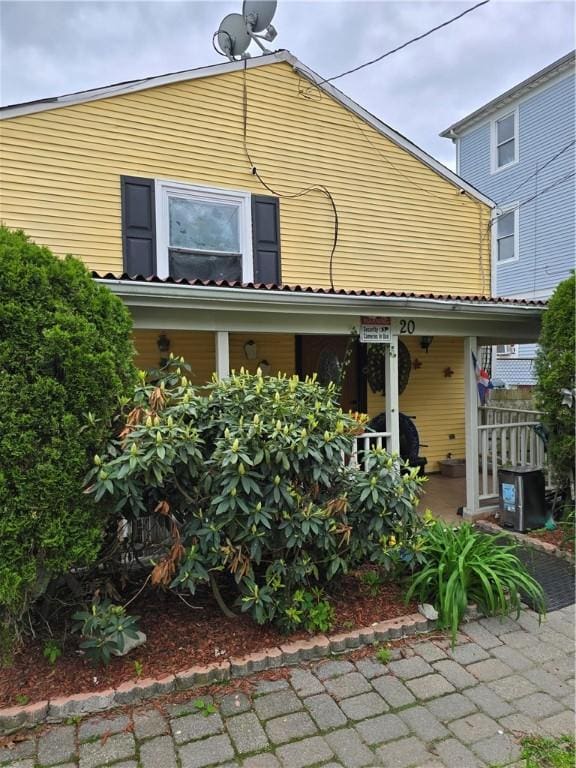 20 Pennsyjvania Ave, Providence, RI 02905 - back of property with covered porch