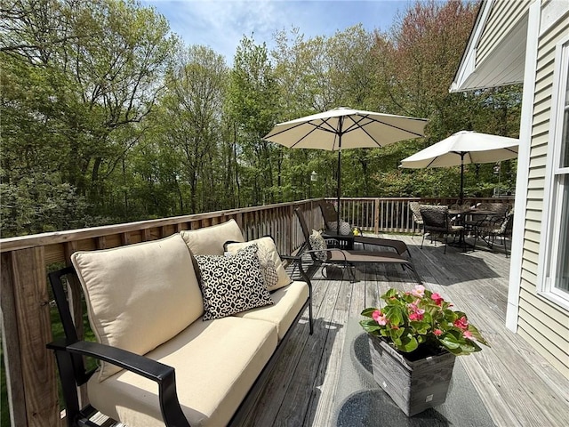 36 Jasmine Cir, North Kingstown, RI 02874 - deck featuring outdoor lounge area and outdoor dining area