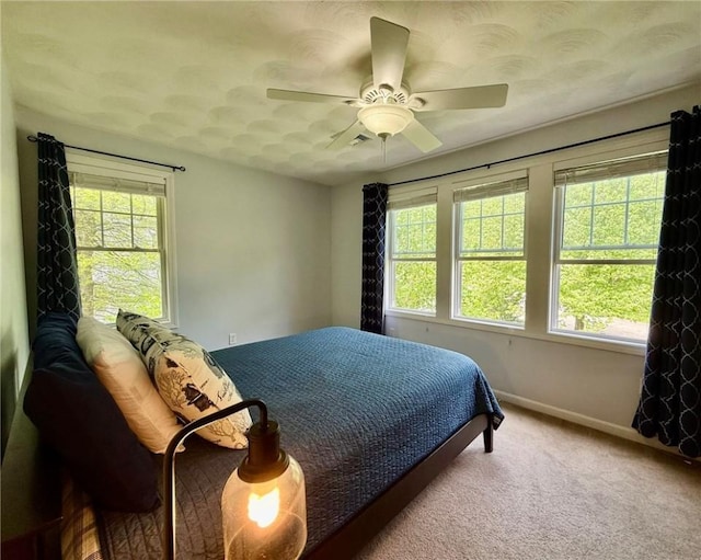 36 Jasmine Cir, North Kingstown, RI 02874 - bedroom featuring baseboards, carpet flooring, and ceiling fan