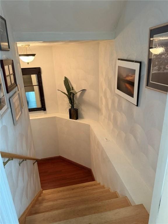 36 Jasmine Cir, North Kingstown, RI 02874 - stairway featuring wood finished floors