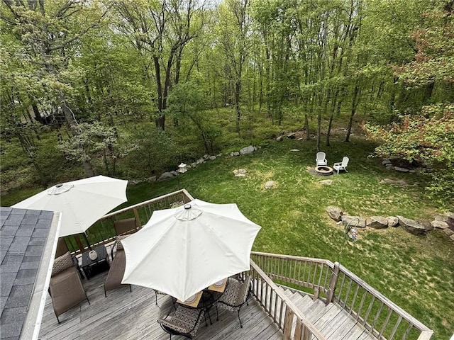 36 Jasmine Cir, North Kingstown, RI 02874 - wooden deck featuring outdoor dining space