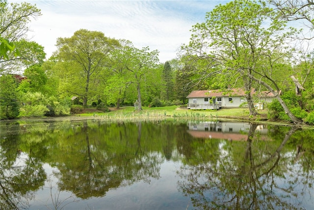 140 Baycliff Dr, Warwick, RI 02818 - water view featuring a heavily wooded area