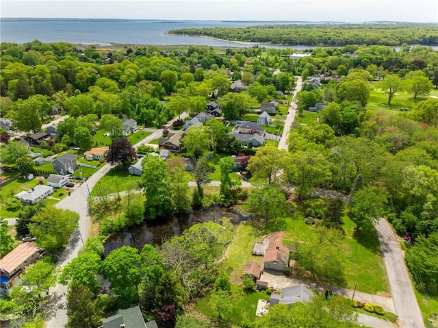 140 Baycliff Dr, Warwick, RI 02818 - aerial view of residential area with a large body of water