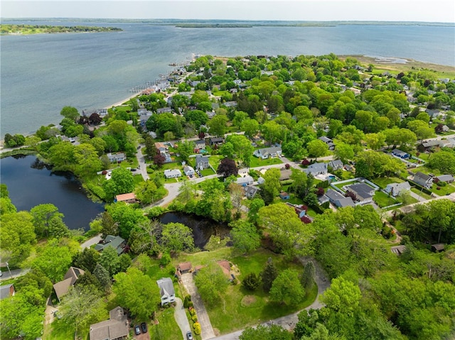 140 Baycliff Dr, Warwick, RI 02818 - aerial perspective of suburban area with a large body of water