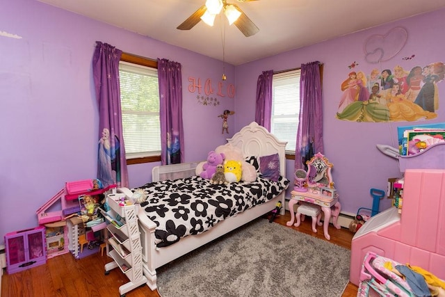 60 Sumach Ave, East Providence, RI 02915 - bedroom featuring wood finished floors and ceiling fan