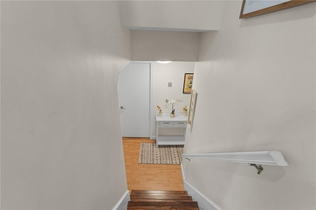 52 Eddy St, North Providence, RI 02911 - stairway with wood finished floors and baseboards
