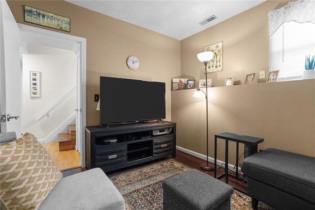 52 Eddy St, North Providence, RI 02911 - living area with wood finished floors and baseboards