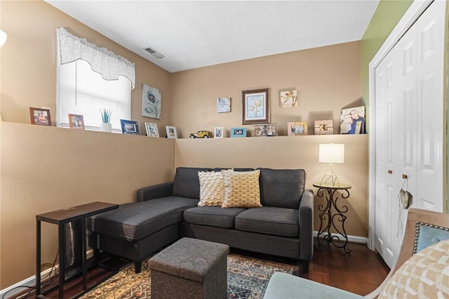 52 Eddy St, North Providence, RI 02911 - living area featuring wood finished floors and baseboards