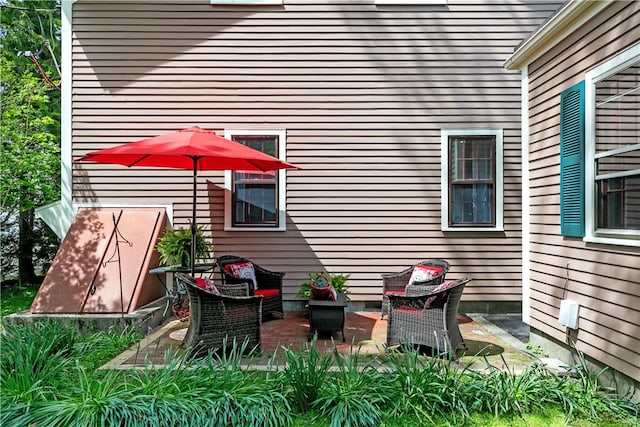 97 Narragansett Ave Unit C4, Newport, RI 02840 - view of patio / terrace featuring an outdoor hangout area