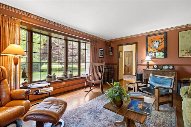 10 Bartlett Rd, Middletown, RI 02842 - living area with wood finished floors