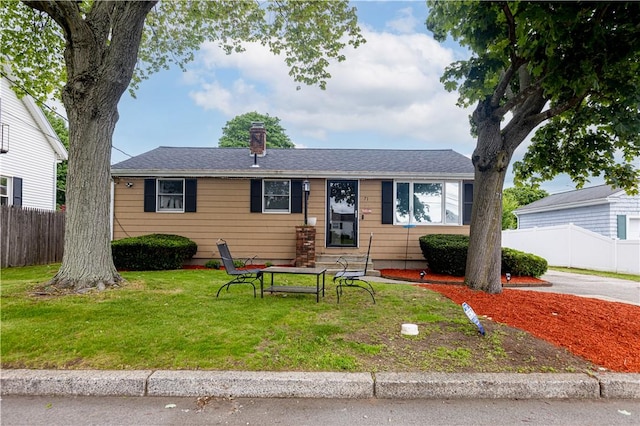 71 Julian St, Pawtucket, RI 02861 - view of front of home featuring a chimney