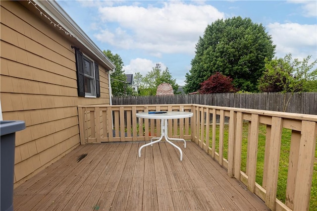 71 Julian St, Pawtucket, RI 02861 - deck featuring a fenced backyard
