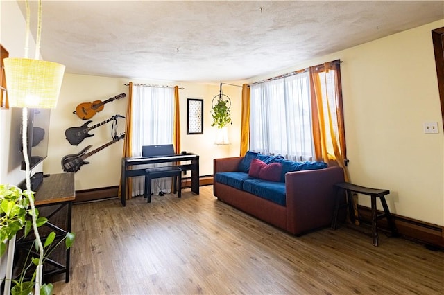 71 Julian St, Pawtucket, RI 02861 - living room with wood finished floors and baseboards