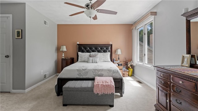 75 Valley Green Ct Unit C, North Providence, RI 02911 - bedroom featuring light carpet, baseboards, and a ceiling fan