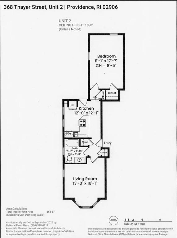 368 Thayer St Unit 2, Providence, RI 02906 - room layout