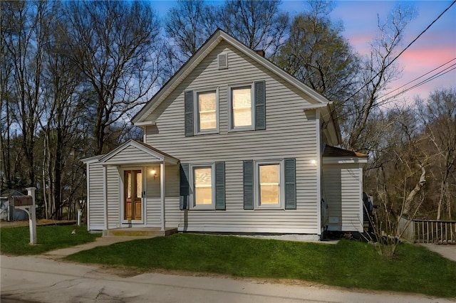 34 Bates Ave, Coventry, RI 02816 - view of front of property with a lawn