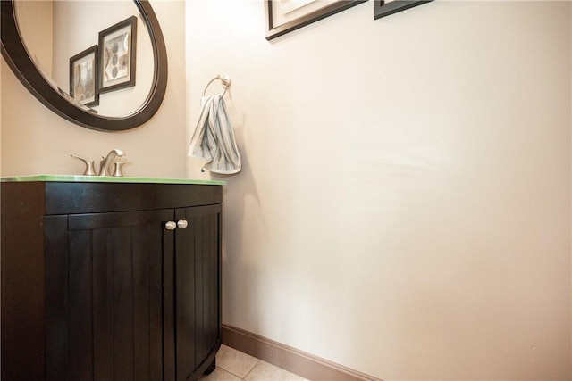 21 Fieldstone Dr, Coventry, RI 02816 - bathroom featuring tile patterned flooring, baseboards, and vanity