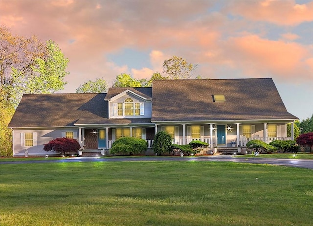 18 Lennon Rd, Lincoln, RI 02865 - view of front of home featuring a porch and a front lawn